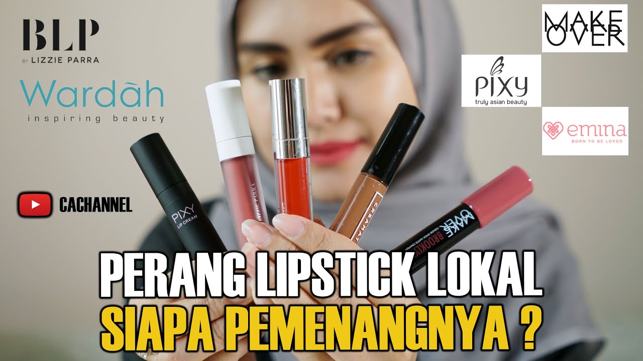 [REVIEW] 5 Lipstick lokal yang bagus dan murah YouTube