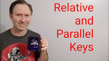 Music theory--relative and parallel keys.