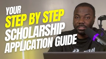 Step-by-step FREE Scholarship Application Workshop - How to apply for scholarships