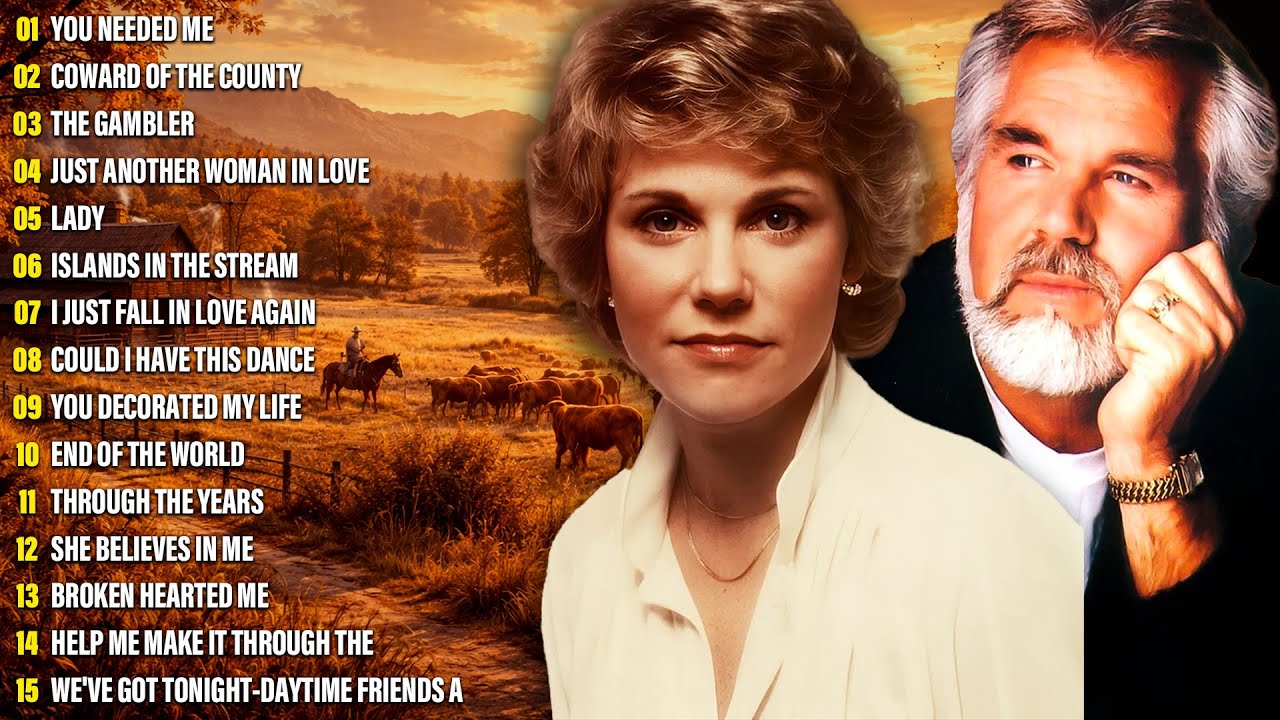 Anne Murray & Kenny Rogers Greatest Hits 💖 Best Country Love Songs Of All Time 70s, 80s, 90s