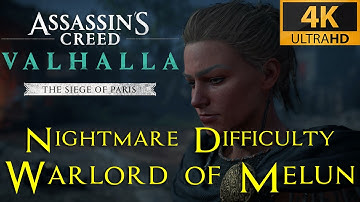 AC Valhalla | The Siege of Paris | Warlord of Melun | Nightmare (Aesir) difficulty playthrough