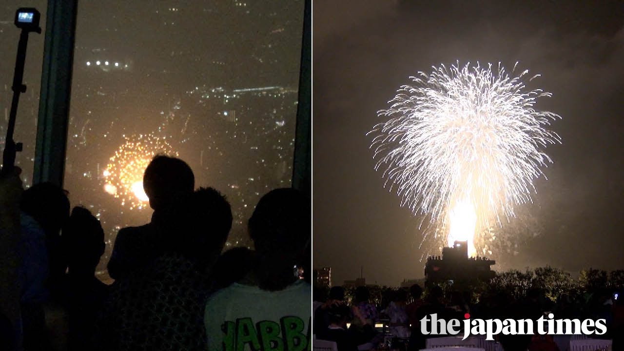 Sumida River Fireworks Festival 19 Seen From Tokyo Skytree Youtube