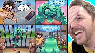 SLIME GIRL FORGOT HER CLOTHES ARENT SLIME TOO - Anime Memes