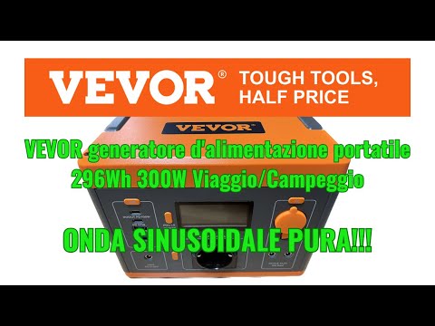 VEVOR power station portatile 230V onda sinusoidale pura