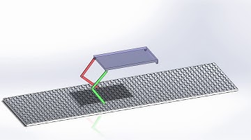 Quadruped Robot Walk Motion Analysis in SolidWorks First Try| Siddharth Rami