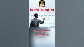 TNPSC tricks & Shortcuts | Mr.Ayyappan sir