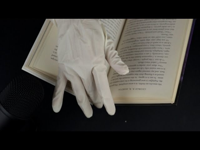 ASMR Sound of Hands touching Book