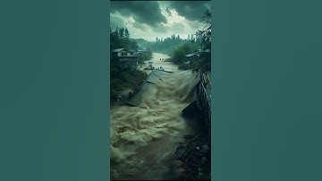 Bridge Collapses Due to Massive Flood 🌊 #viralreels #viralvideos #viralshorts  #trendingreels