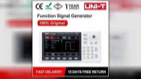 UNIT UTG932E UTG962E Function Signal Generator 30Mhz 60Mhz Dual Channel Frequency Sine Wave Arbitra