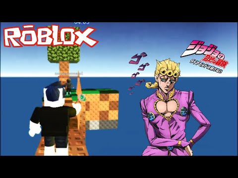 Roblox Skywars but i put giorno's theme on it
