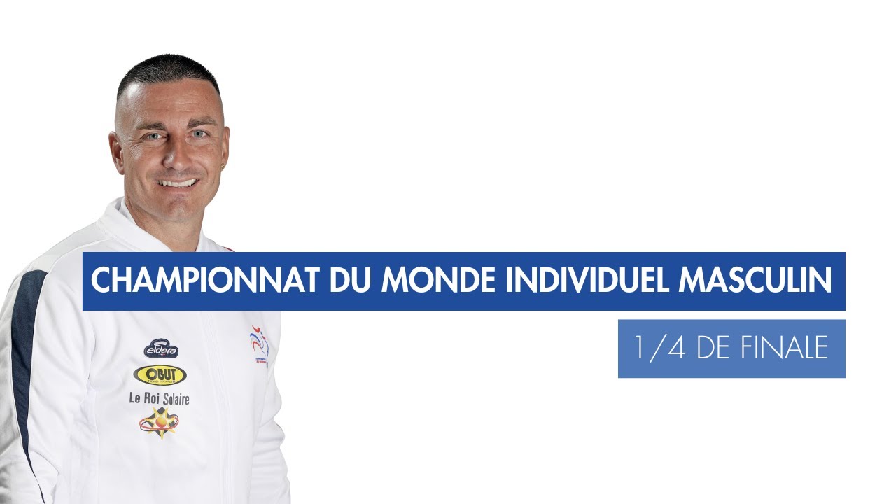 Miniature : CHAMPIONNAT DU MONDE INDIVIDUEL MASCULIN - 1/4 de finale