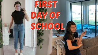 GRWM FOR THE FIRST DAY OF SCHOOL! BACK TO SCHOOL! EMMA AND ELLIE