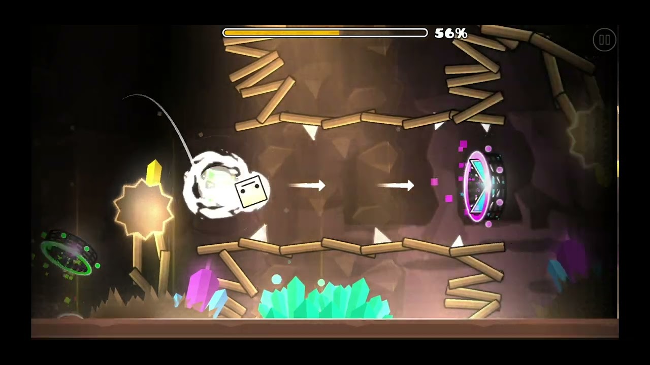[35280911] Crystal fusion (by CastriX, Hard) [Geometry Dash] - YouTube