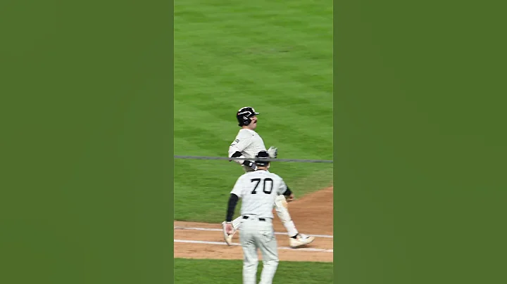 Jazz Chisholm Jr. JUST beat the tag #Postseason 🤏