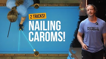 2 TRICKS for Making Carom Shots in Pool 90%+