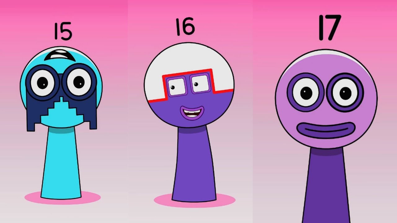 FNF Sprunki OC Numberblocks 15, 16, 17 | Compilation Incredibox #sprunki #incredibox #numberblocks