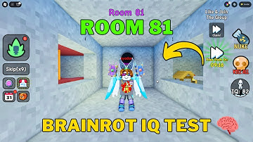 How To Complete Roblox Brainrot IQ Test Room 81 | Brainrot IQ Test 🧠 Guide