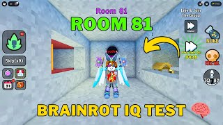 How To Complete Roblox Brainrot Iq Test Room 81 Brainrot Iq Test Guide