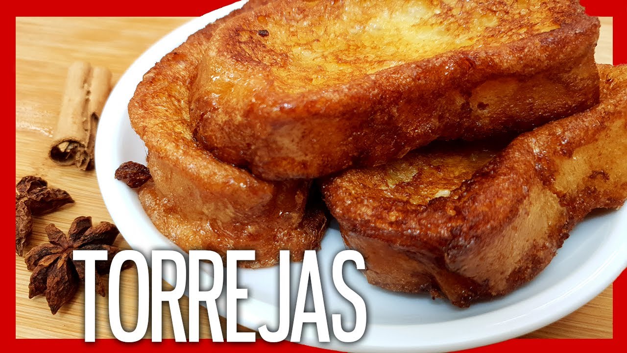 🍞 CÓMO HACER TORREJAS de PAN en ALMIBAR Receta Cubana YouTube