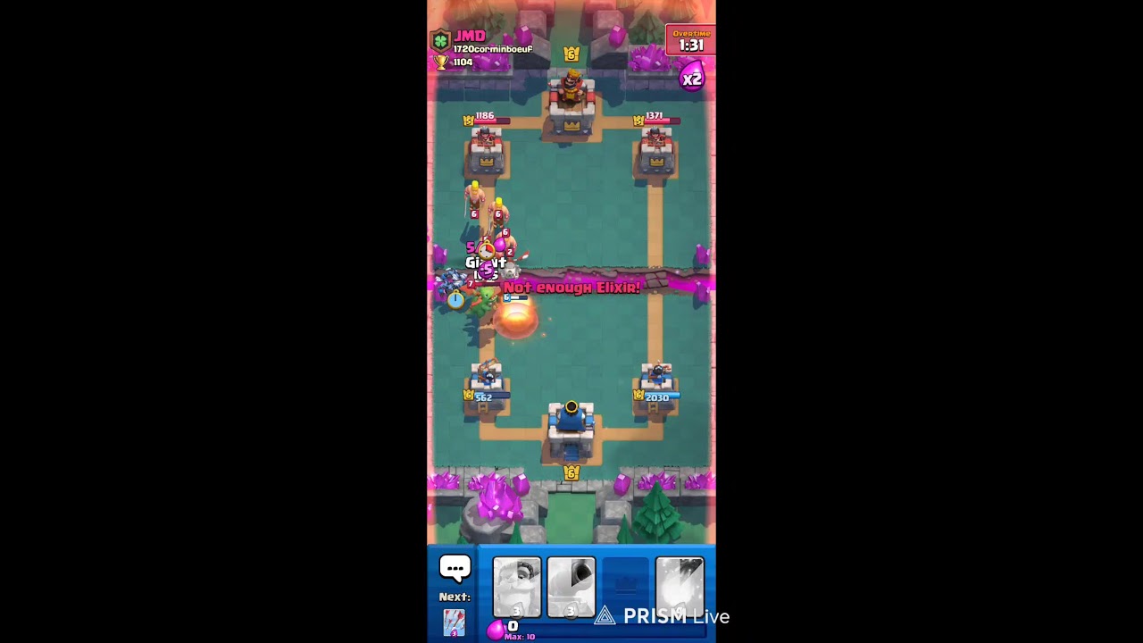 Pushing a new acc in Clash Royale