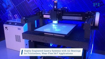 Precision Gantry Positioning System, for Laser Machining, 3D Printing, High Speed | PI