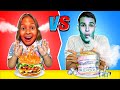 Gatinha das Artes e o desafio do QUENTE VS FRIO | Hot vs Cold Challenge with Dad