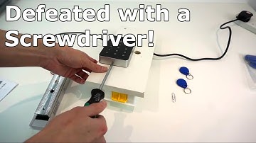 Cheap "Access Control" System - Defeated with a screwdriver!