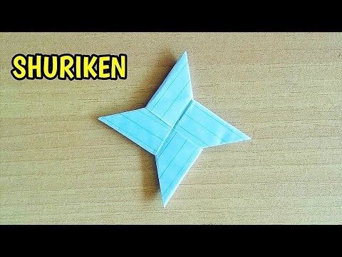 Video: Cara Membuat Shuriken Kertas