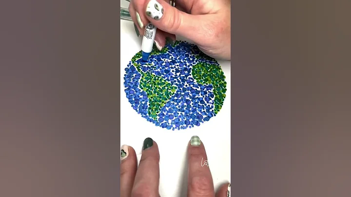 Happy Earth Day!  🌎 dot art