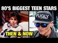 80s BIGGEST TEEN MOVIE STARS ⭐ THEN AND NOW 🎬
