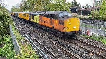 Class 37 + DBSO | 37116 + 9702 | Colas Rail Freight | Network Rail UTU Test Train