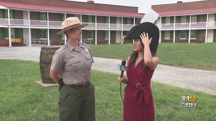 Where's Amy? At Fort McHenry, learning about Defen...