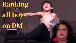 Ranking all boys on Dance Moms