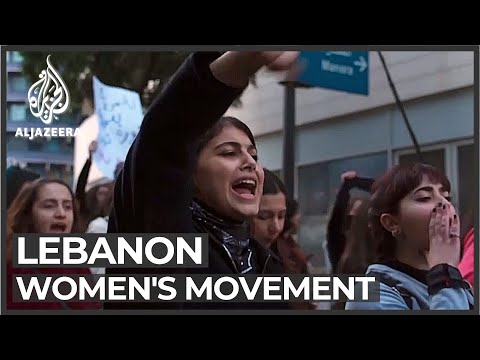 Women call for rights, lead change in Lebanon protests