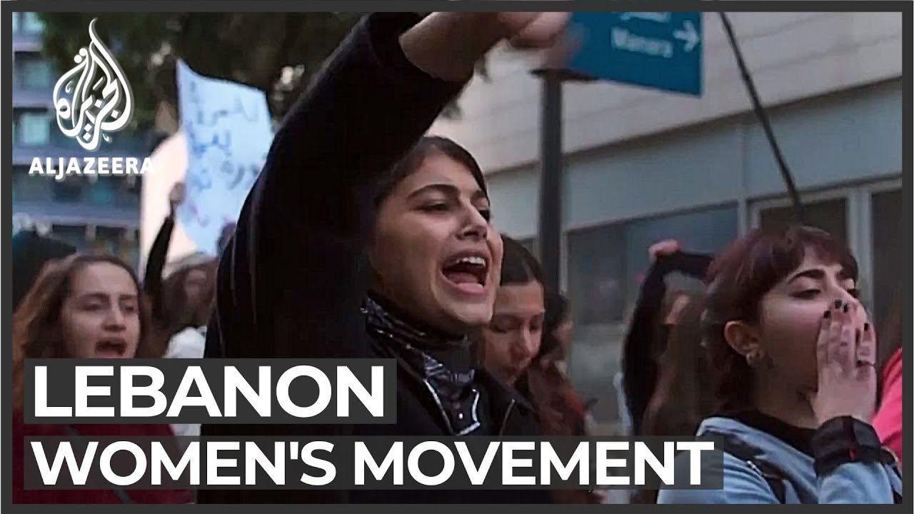 Women call for rights, lead change in Lebanon protests YouTube