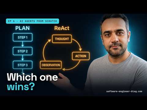 Ep6 · Planning Agents From Scratch — Plan-and-Execute vs ReAct (Python)