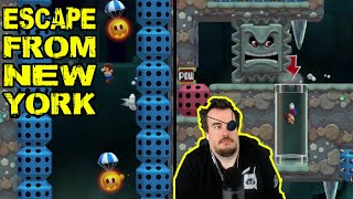 Escape from New York - Building with Barb  in Mario Maker 2
