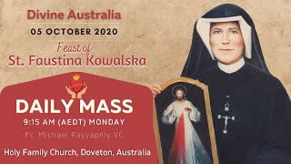 Daily Mass | 05 OCT 9:15 AM (AEDT) | Fr. Michael Payyapilly VC | Holy Family Church, Doveton