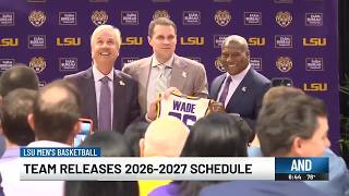 LSU Men’s Basketball announces 2026-2027 schedule
