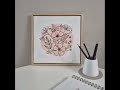 첫 그림구매는 부담없이 작은 사이즈부터~!  파리다 자만 : Black and White Botanical III Rose #인테리어꿀팁 #꽃그림 #그림액자