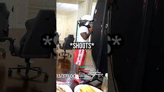 Agent Shoots Kai Cenat With A Paintball Gun