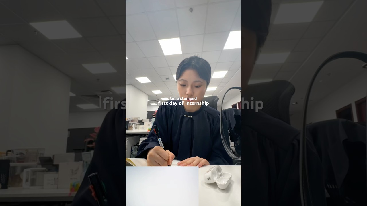 first day of internship vlog! 👩🏻‍💻
