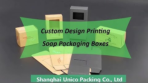Soap Packaging Box with Cut-out Window, STE Style Cardboard Boxes