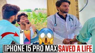 I Phone 15 Pro Max Saved a Life Help?|Anda Prank New  video.