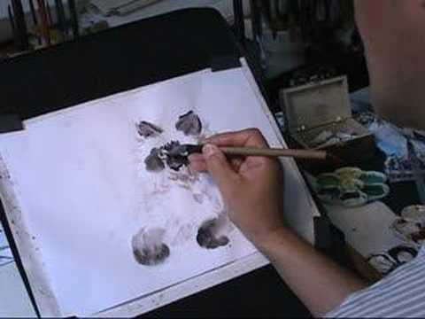 Persian Himalayan Cat Painting Demo bid on eBay NOW - YouTube