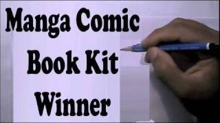 ⁣Manga Comic Book Drawing Kit Winner!