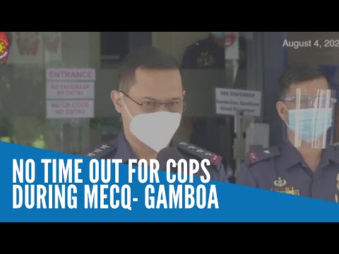 No time out for cops during MECQ  Gamboa