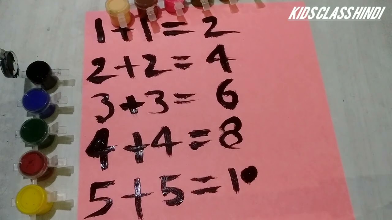 Numbers Learn with Big Marker Pen Colouring Pages videos counting colour wala penting videos