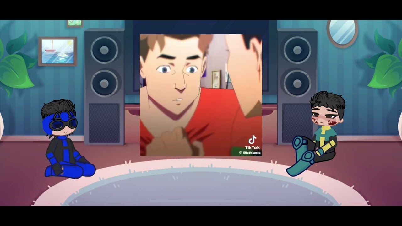 Invincible and maskless mark react to William, put on 2x speed,