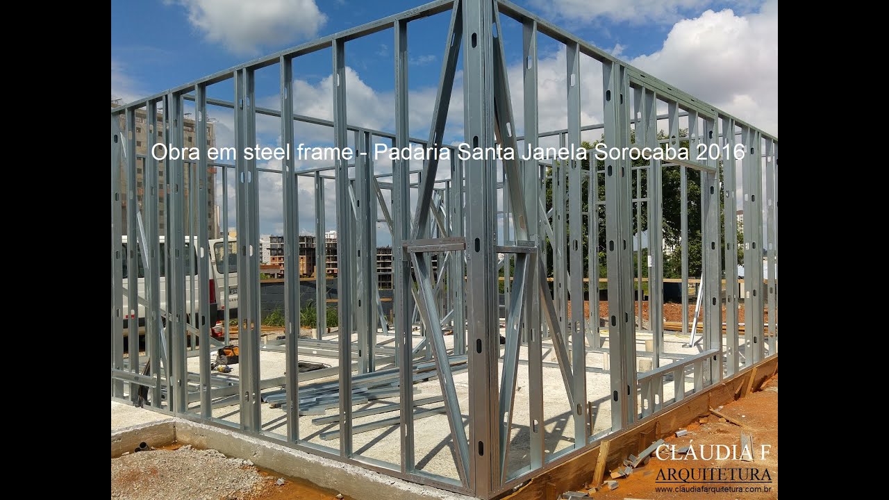 Sistema construtivo Steel Frame - Arquiteta Cláudia F Arquitetura - YouTube